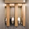 Gap-reduced privacy partitions designed to prevent visual breaches.