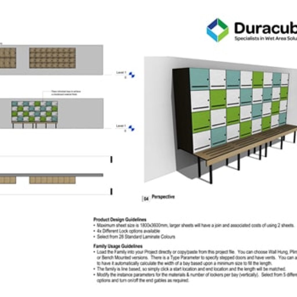 Australian Revit Models for Toilet and Shower Partitioning Systems