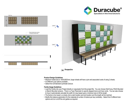 Australian Revit Models for Toilet and Shower Partitioning Systems