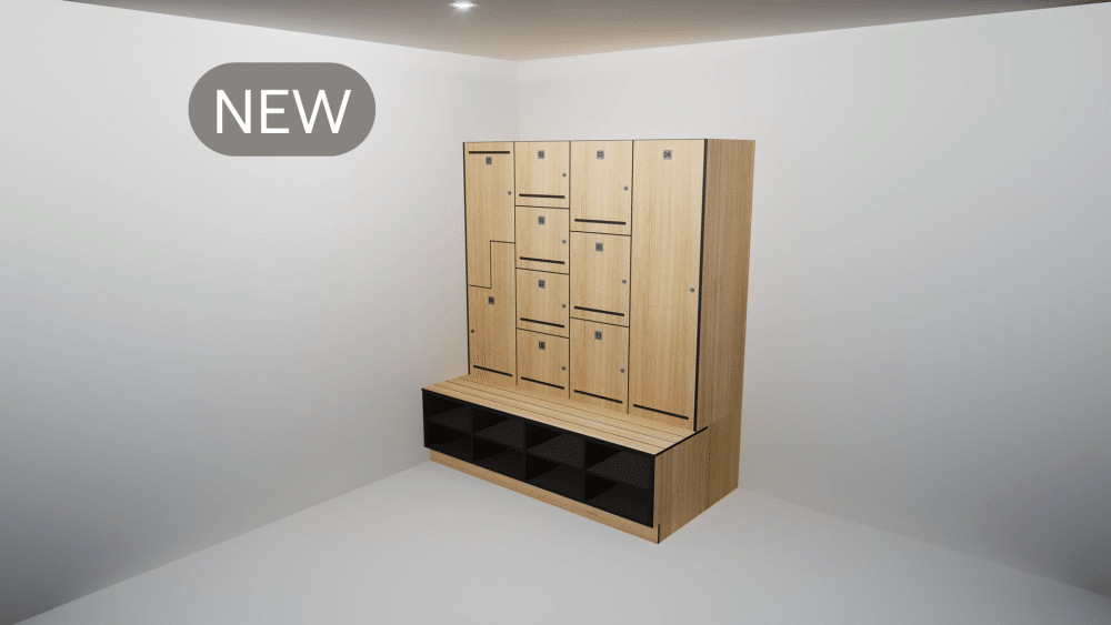 Lockers - Shoe Box Seating Mounted (LSBSM)