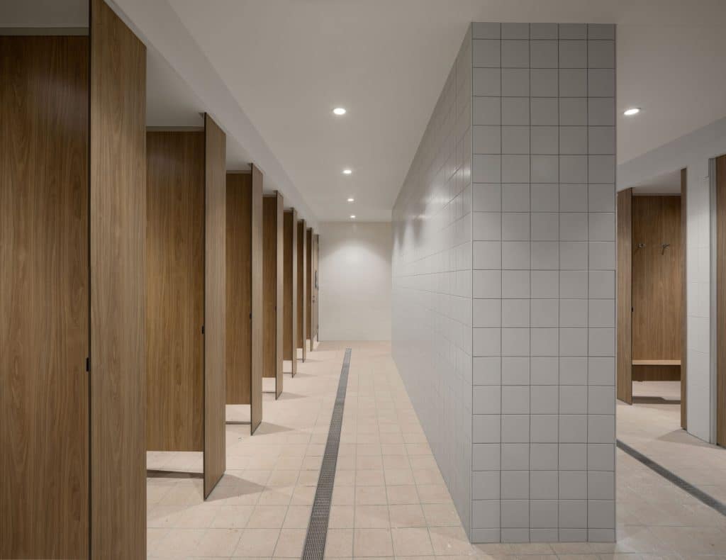 Adelaide Aquatic Centre (Kauwingka) Bathroom Joinery - Toilet Partitioning System